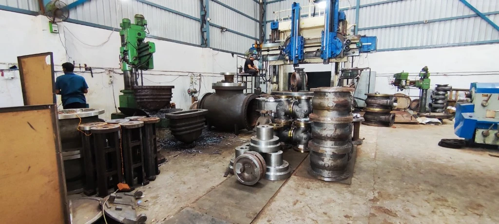 Heavy Valve Machining, Assembly & Hydro Testing Bay